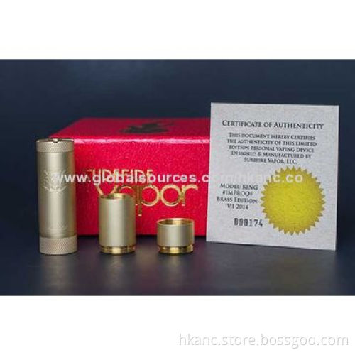 Knurled King Mod Compatible with Atty Tank, Different Colors are Available